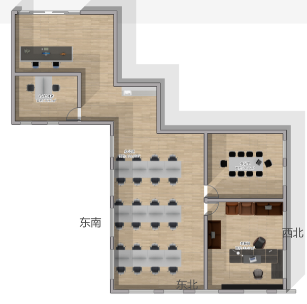 保亿中心出租-280m²-精装修